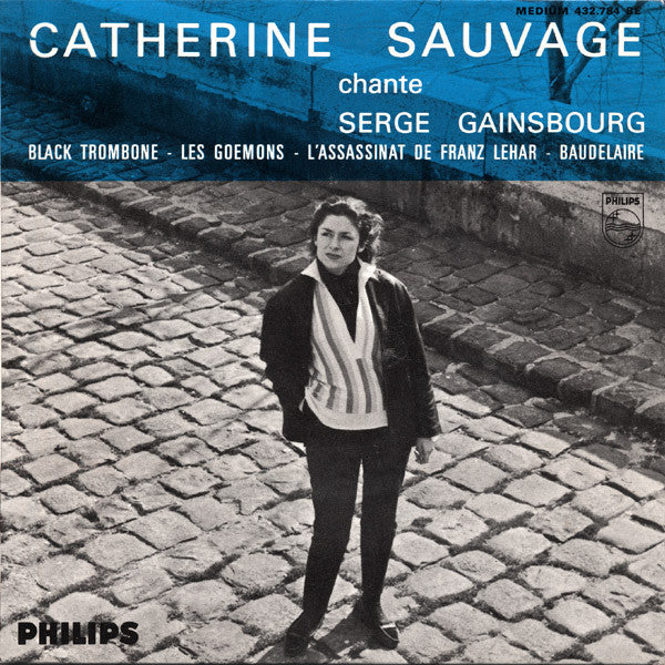 Catherine Sauvage : Catherine Sauvage Chante Serge Gainsbourg (7", EP, Mono)