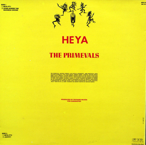 The Primevals : Heya (12", EP)