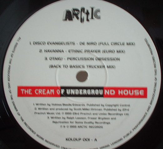 Various : The Cream Of Underground House (2xLP, Comp)