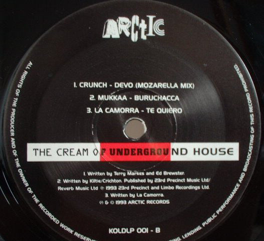 Various : The Cream Of Underground House (2xLP, Comp)