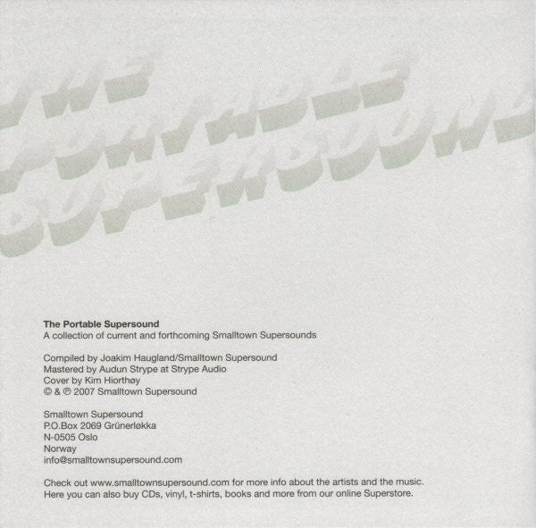 Various : The Portable Supersound (CD, Comp)
