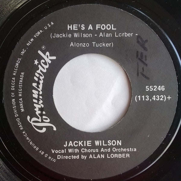 Jackie Wilson : Shake! Shake! Shake! / He's A Fool (7", Single, RE)