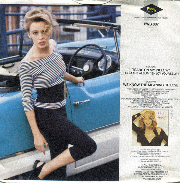 Kylie Minogue : Tears On My Pillow (7", Single)