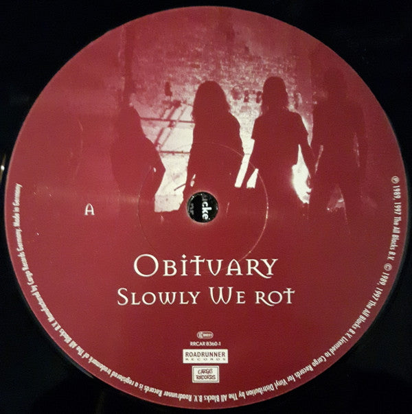 Obituary : Slowly We Rot (LP, Album, RE, RM, 180)