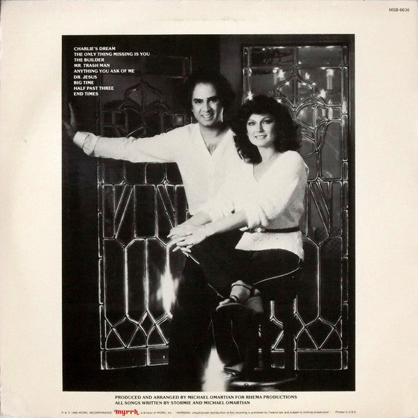 Michael And Stormie Omartian : The Builder (LP, Album)