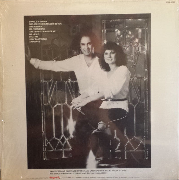 Michael And Stormie Omartian : The Builder (LP, Album)