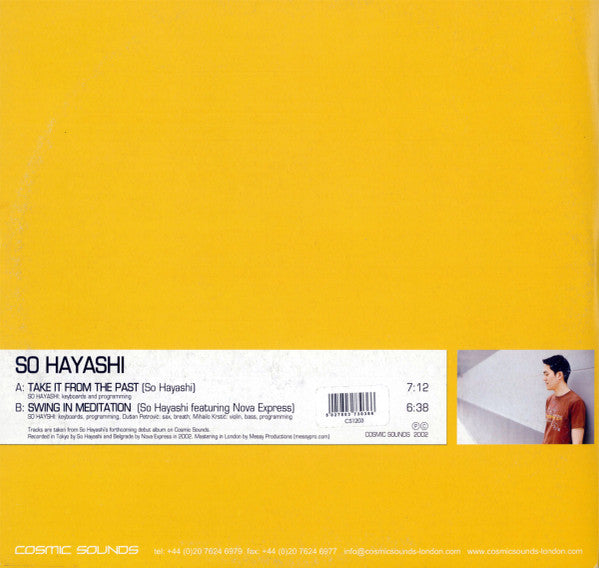 So Hayashi : Take it From The Past (12")