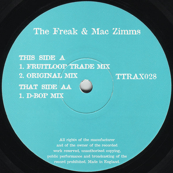 The Freak & Mac Zimms : Distant Stab (12")