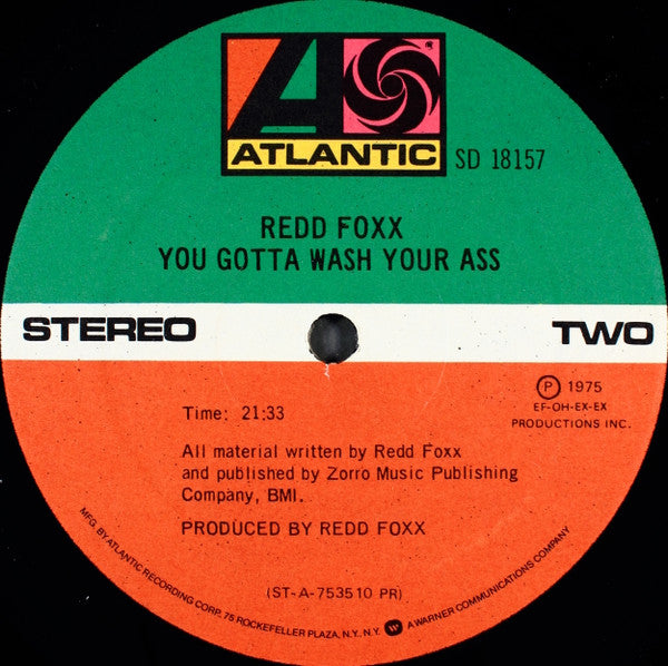 Redd Foxx : You Gotta Wash Your Ass (LP, Album, PR )