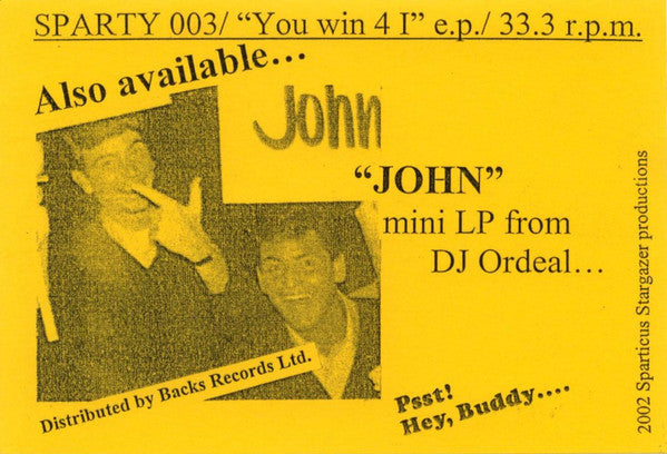 DJ Ordeal : You Win 4 I (7")