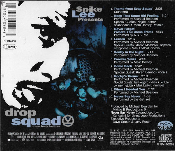 Various : Spike Lee Presents Drop Squad - Come Back Brother (CD, Comp)