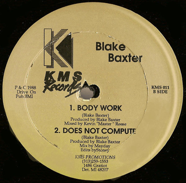 Blake Baxter : When We Used To Play (12", RP)