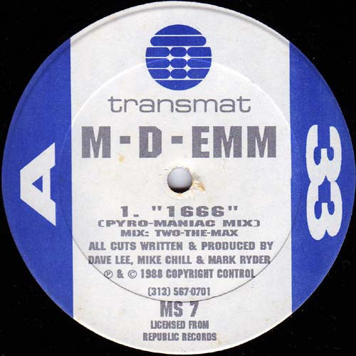M-D-Emm : 1666 / Get Acidic (12")