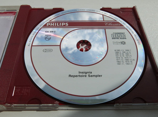 Various : Insignia Repertoire Highlights (CD, Comp, RM)