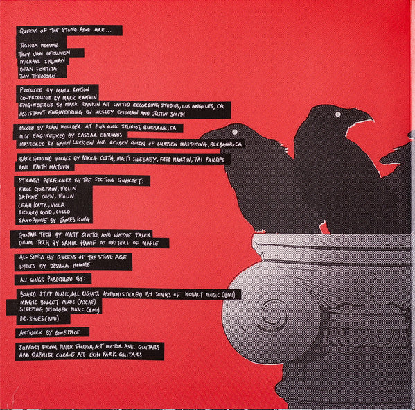 Queens Of The Stone Age : Villains (LP + LP, S/Sided, Etch + Album, Ltd, Ind)