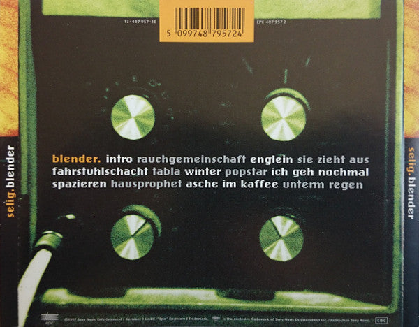 Selig : Blender (CD, Album)