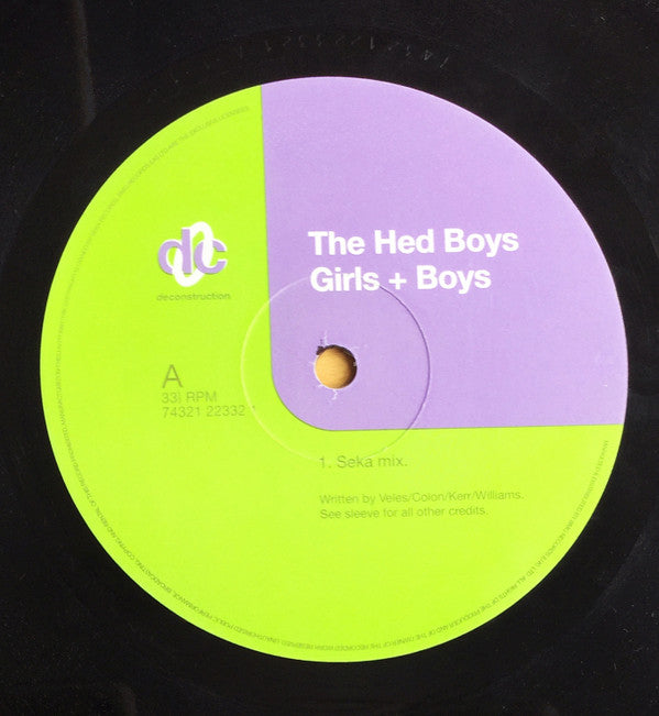 The Hed Boys* : Girls + Boys (12", Single)