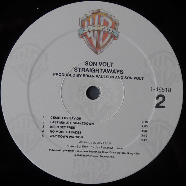 Son Volt : Straightaways (LP, Album)