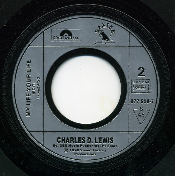 Charles D. Lewis : Soca Dance (7", Single)