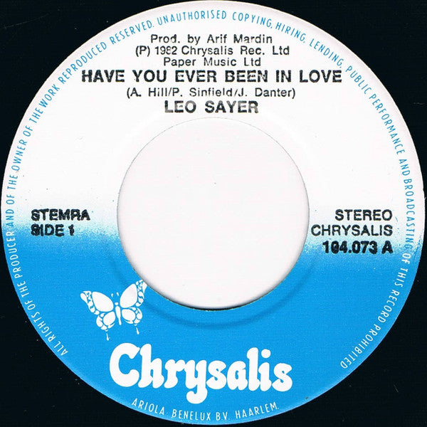 Leo Sayer : Have You Ever Been In Love (7", Single)