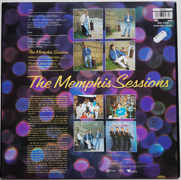 Wet Wet Wet : Sweet Little Mystery (12")