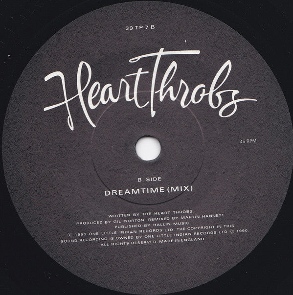 The Heart Throbs : Dreamtime (7", Single)