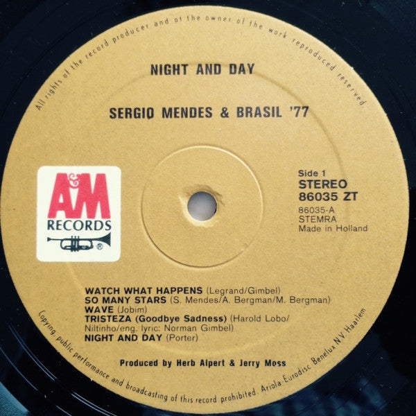 Sérgio Mendes & Brasil '77 : Night And Day (LP, Comp)