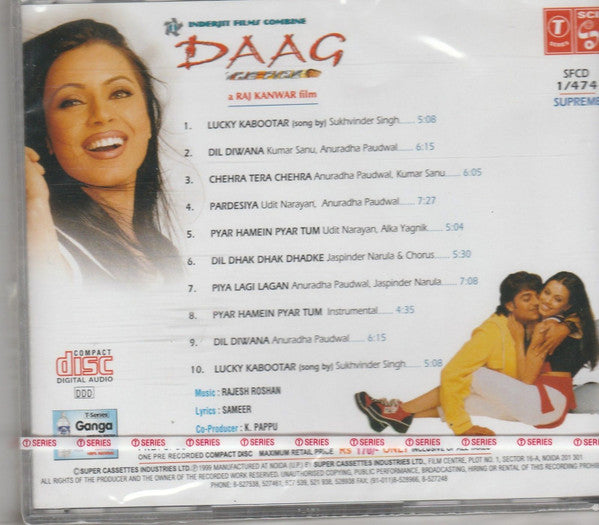 Rajesh Roshan : Daag (CD, RE)