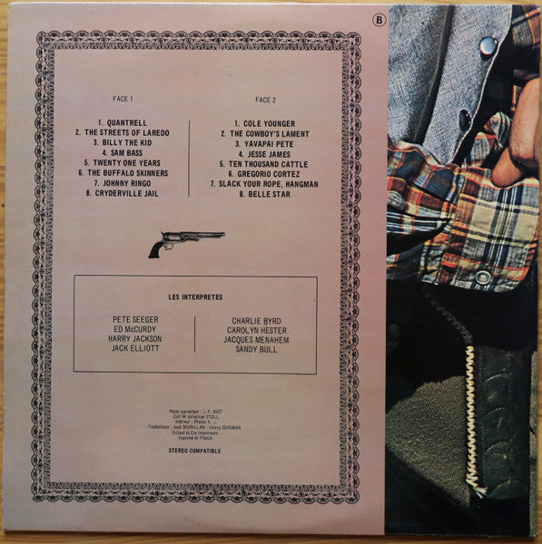 Various : Les Véritables Chansons Des Hors-La-Loi Du Far-West (LP, Album, Comp, Gat)