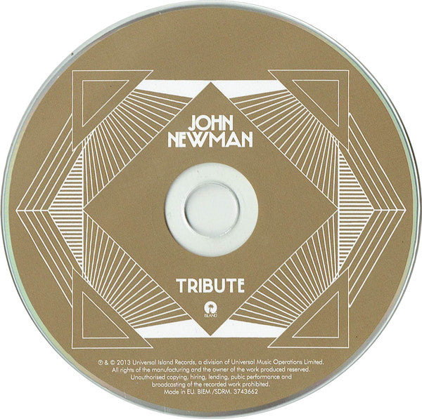 John Newman (5) : Tribute (CD, Album, Tak)