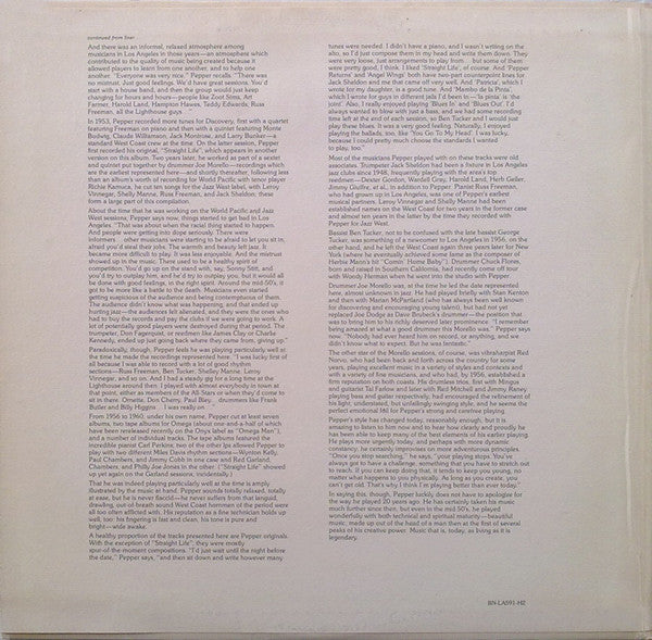 Art Pepper : Early Art (2xLP, Comp, Mono)