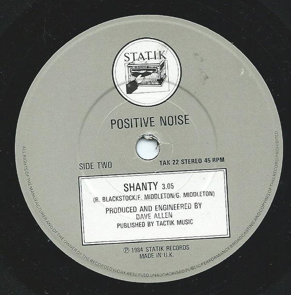 Positive Noise : A Million Miles Away (7", Single)