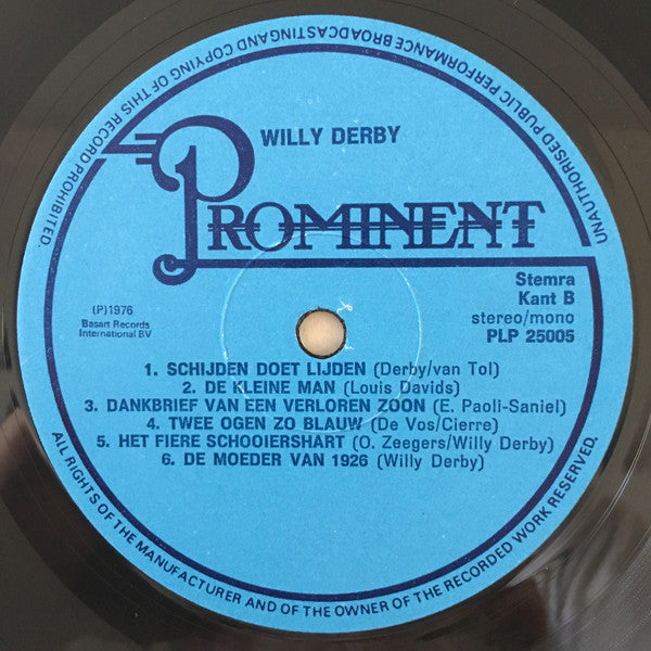 Willy Derby : Willy Derby (LP, Comp)