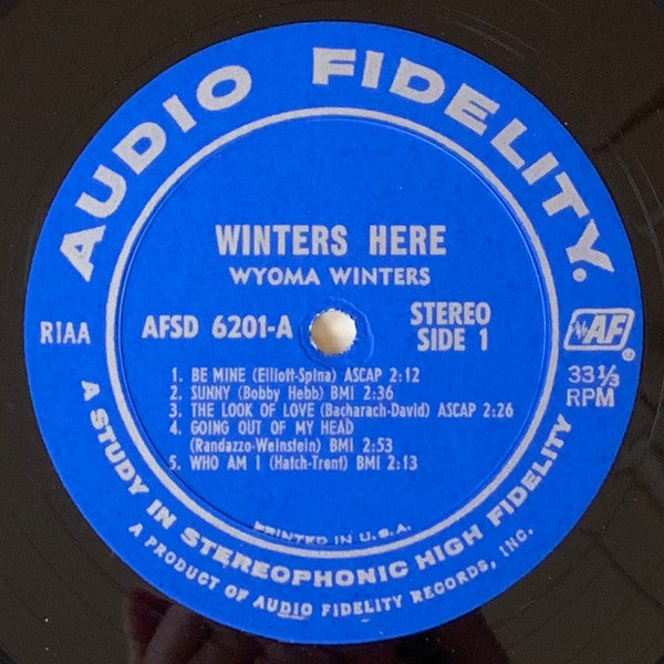 Wyoma Winters : Winters Here (LP, Album)