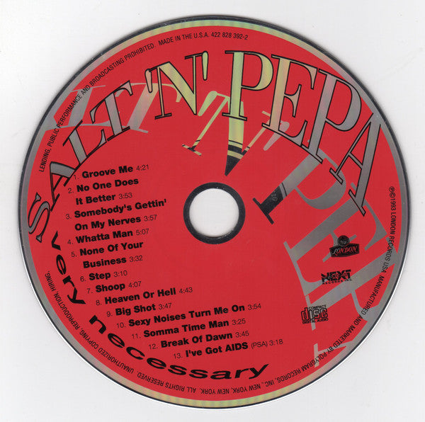 Salt 'N' Pepa : Very Necessary (CD, Album)