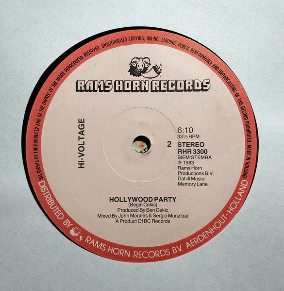 Hi Voltage : Love Is The Message (S.C.R.A.T.C.H.) (12")