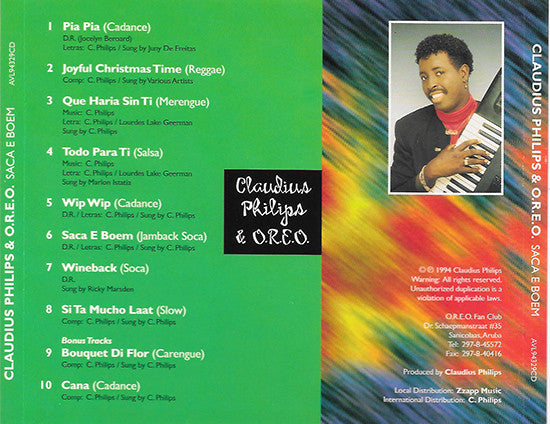 Claudius Phillips & O.R.E.O. : Saca E Boem (CD, Album)