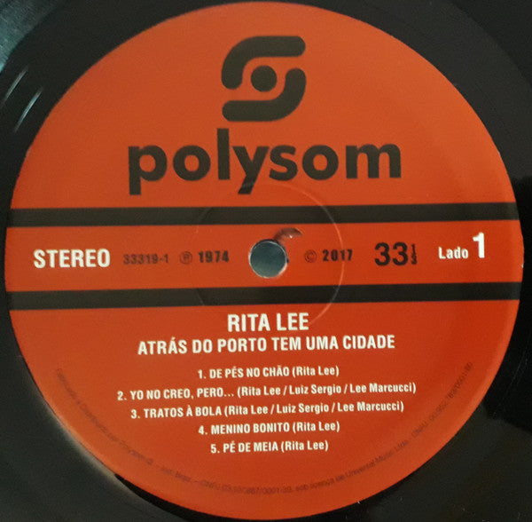 Rita Lee & Tutti Frutti (3) : Atrás Do Porto Tem Uma Cidade (LP, Album, RE, 180)