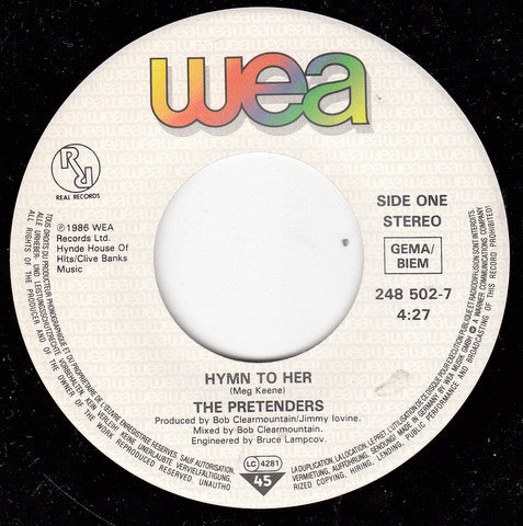 The Pretenders : Hymn To Her (2x7", Single, Ltd)