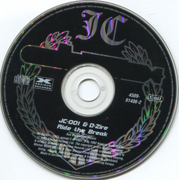 JC-001 & DJ D-Zire : Ride The Break (CD, Album)