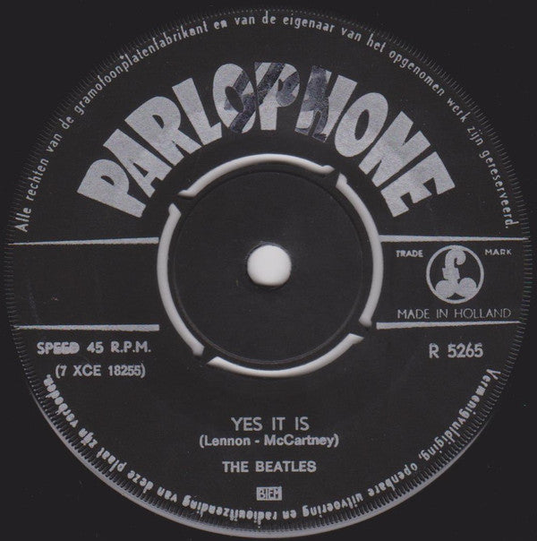 The Beatles : Ticket To Ride (7", Single)