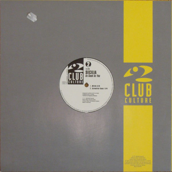 Secilia : As Good As You (12")