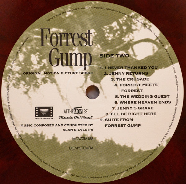 Alan Silvestri : Forrest Gump (Original Motion Picture Score) (LP, Ltd, Num, Bro)