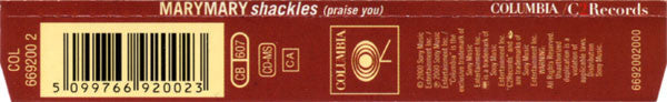 Mary Mary : Shackles (Praise You) (CD, Maxi)