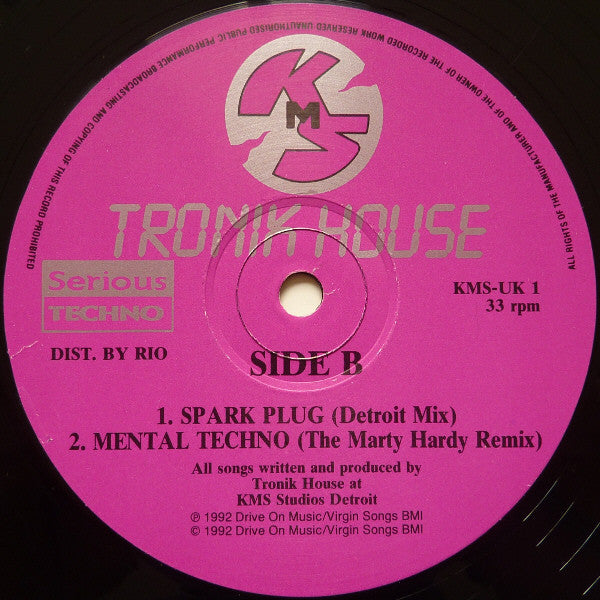 Tronik House* : Up Tempo (12", Mag)