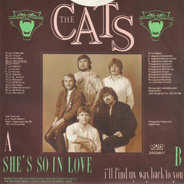 The Cats : She's So In Love (7", Single)