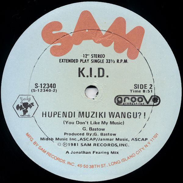 K.I.D. : It's Hot (Take It To The Top) / Hupendi Muziki Wangu? ! (You Don't Like My Music) (12", Single)