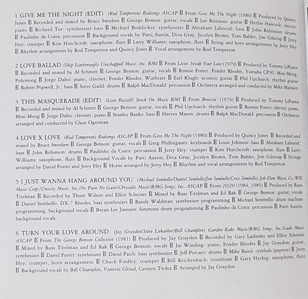 George Benson : The Best Of George Benson (CD, Comp)