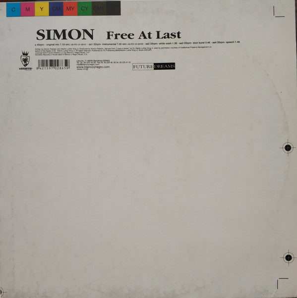 Simon : Free At Last (12")