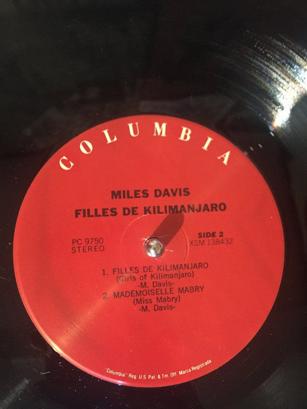 Miles Davis : Filles De Kilimanjaro (LP, Album, RE)